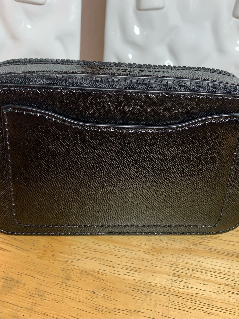 Marc Jacobs Black Saffiano Leather Double-J Crossbody Camera Bag - Picture 4 of 17